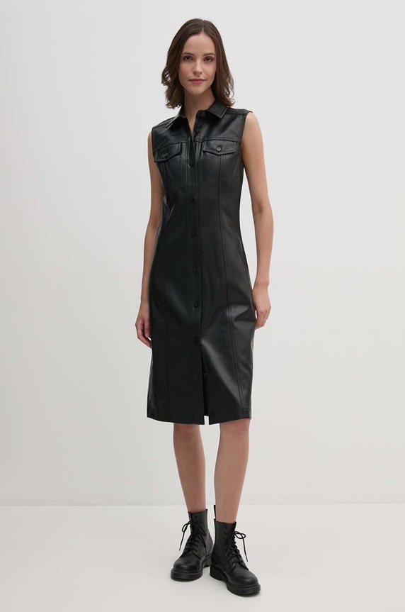 Calvin Klein Jeans vestito midi nero J20J223542