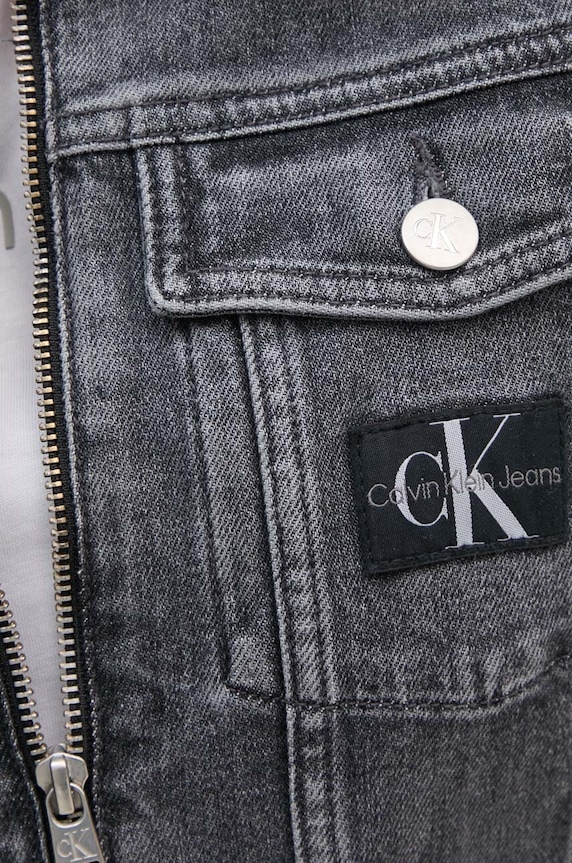 Φόρεμα τζιν Calvin Klein Jeans J20J223667 γκρί