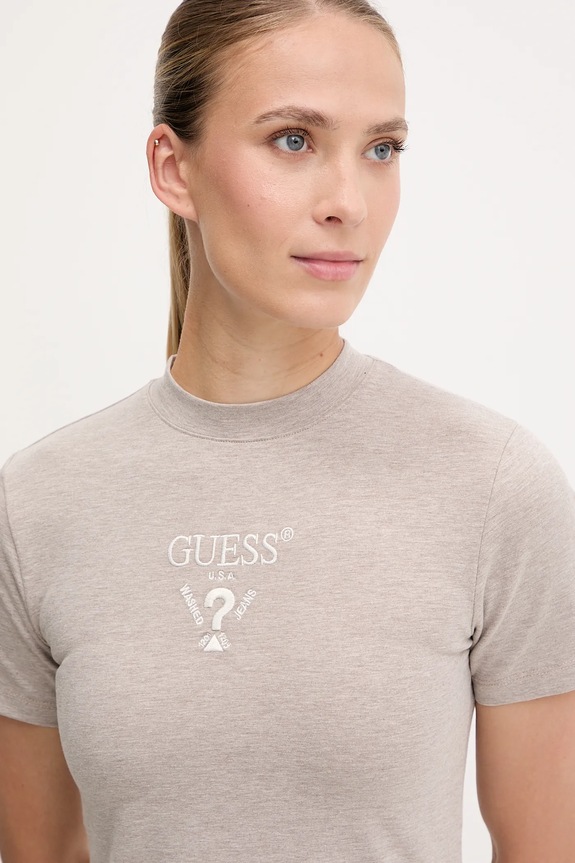 Šaty Guess COLETTE béžová V4YK02.KCDH1