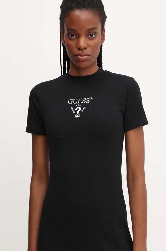 Φόρεμα Guess COLETTE μαύρο V4YK02.KCDH1