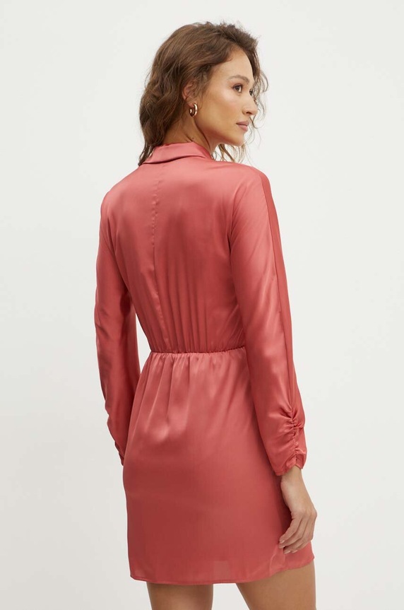 Guess sukienka TANYA W4YK69.WF1T2 pomarańczowy SS25