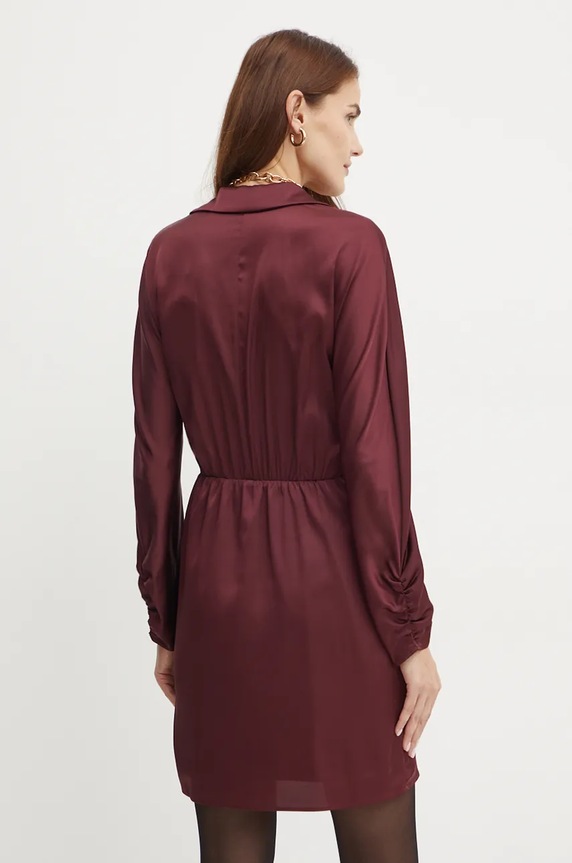 Odzież Guess sukienka TANYA W4YK69.WF1T2 bordowy