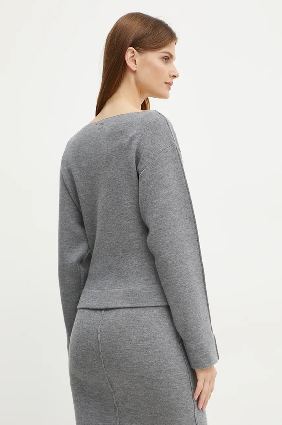 Дрехи Вълнен пуловер Pinko 103947.A221 сив