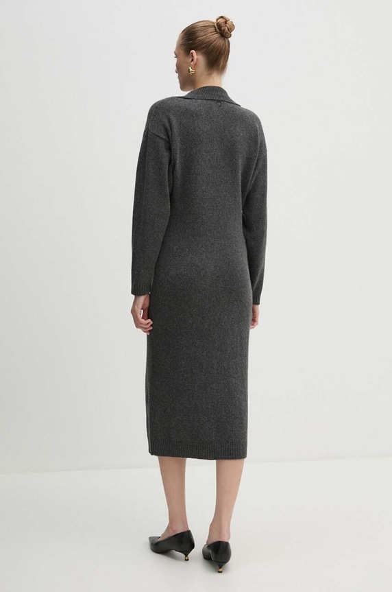 Ρούχα Μάλλινο φόρεμα Pinko 104064.A1CH γκρί