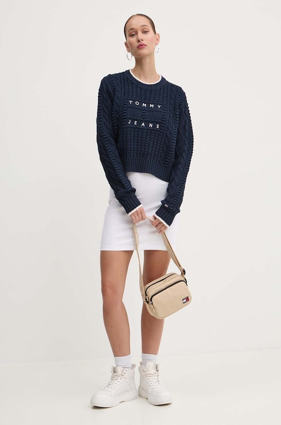 Šaty Tommy Jeans DW0DW18461 biela AW24