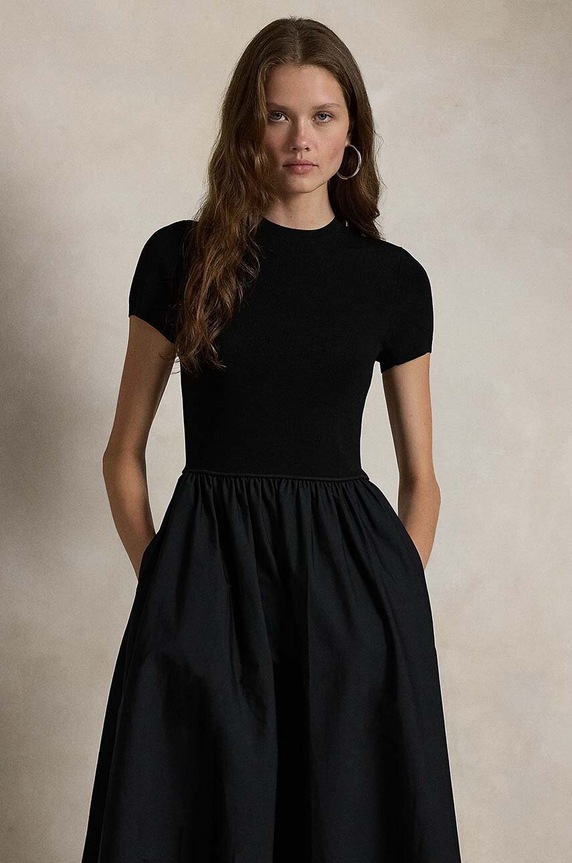 Odjeća Haljina Polo Ralph Lauren 211955038 crna