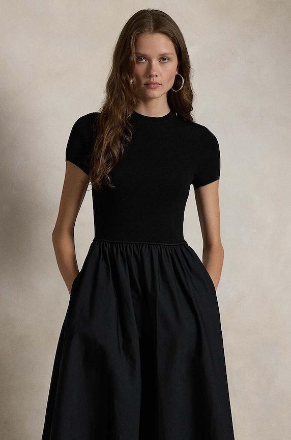 Odjeća Haljina Polo Ralph Lauren 211955038 crna