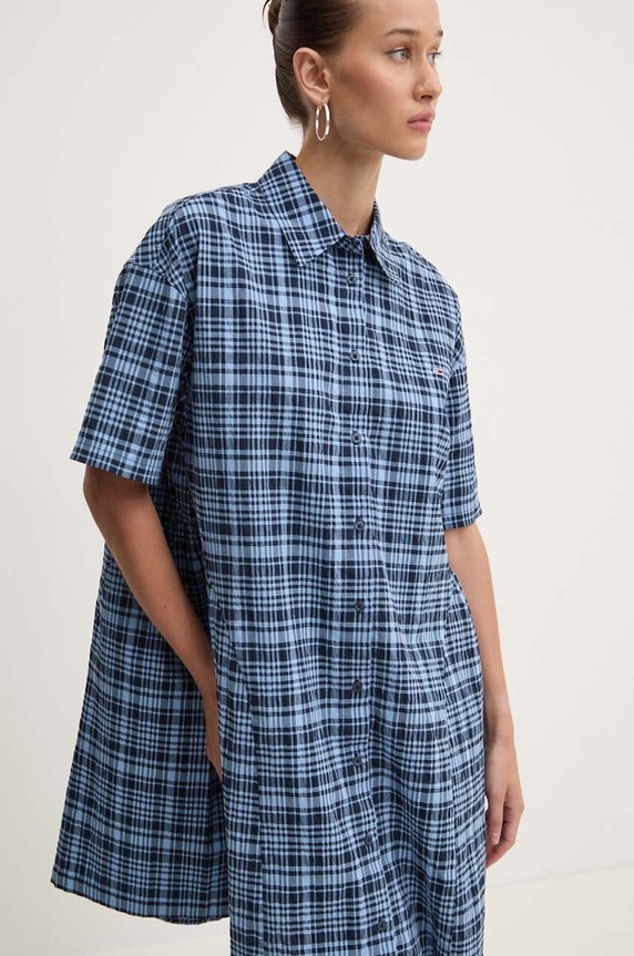 Tommy Jeans rochie DW0DW18463 albastru AW24