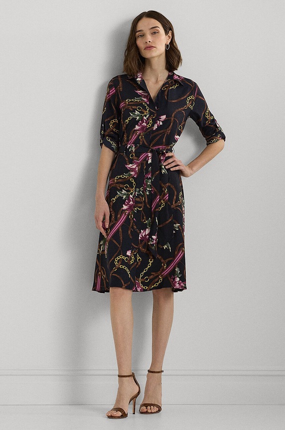 Lauren Ralph Lauren sukienka casual granatowy 200940188