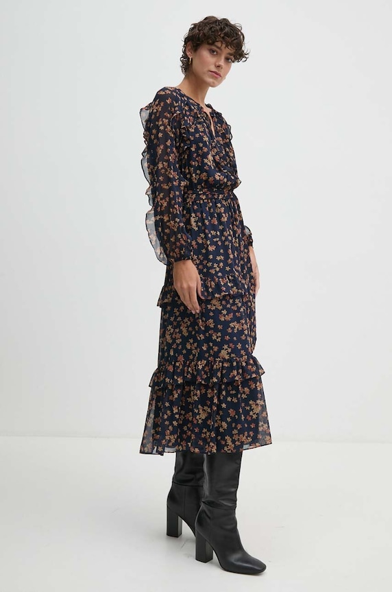 Odzież Lauren Ralph Lauren sukienka 200940190 granatowy