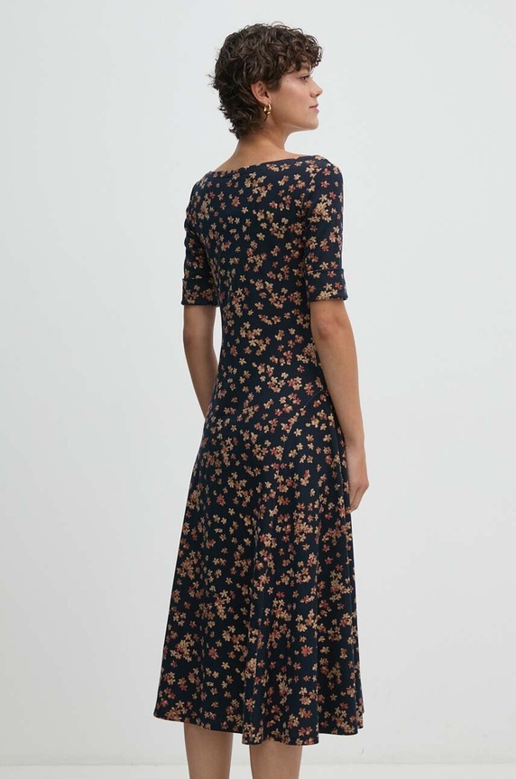 Oblečení Šaty Lauren Ralph Lauren 250946135 námořnická modř