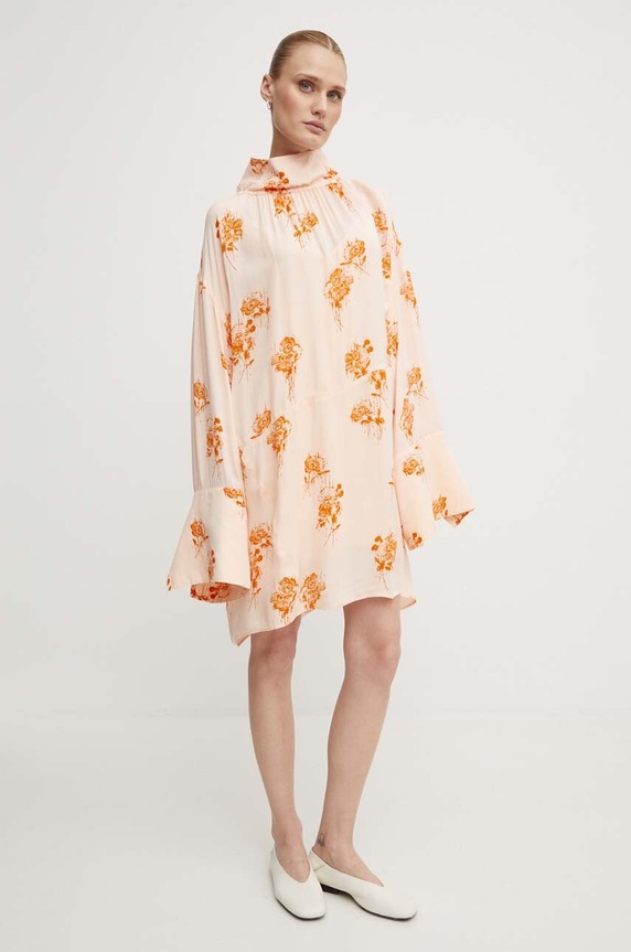 Φόρεμα Day Birger et Mikkelsen Jay - Falling Flowers DAY65243254 πορτοκαλί AW24