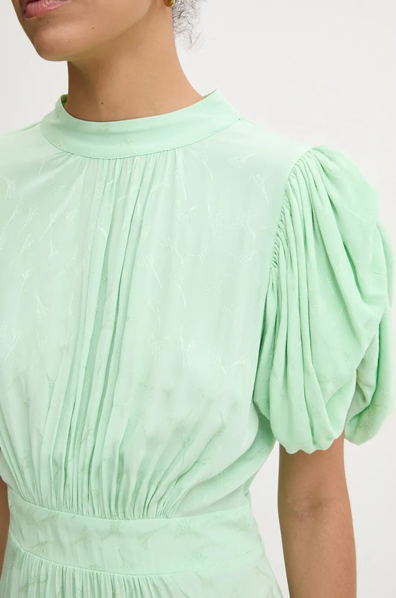 Rotate ruha Midi Puff Sleeve Dress 1127662981