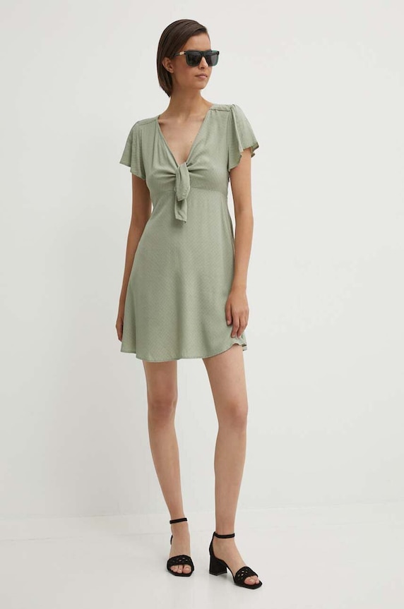 Pepe Jeans sukienka NANI PL953568 zielony AW24