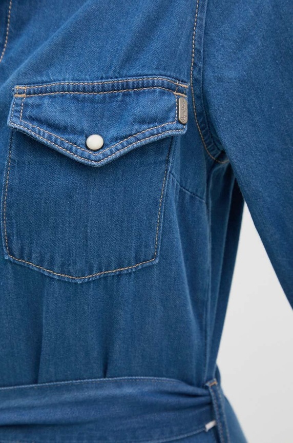 Haljina Pepe Jeans REGULAR DENIM DRESS PL953581HT8 plava