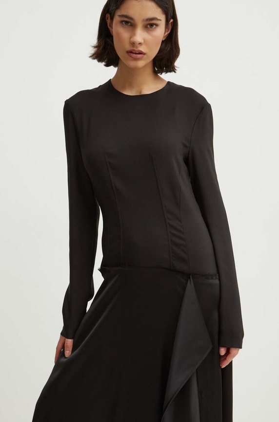 Haljina Moschino Jeans 0418.8229 crna AW24