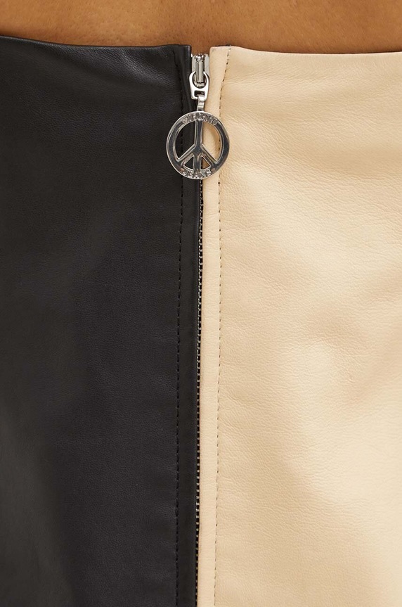 Kožené šaty Moschino Jeans 3704.8216