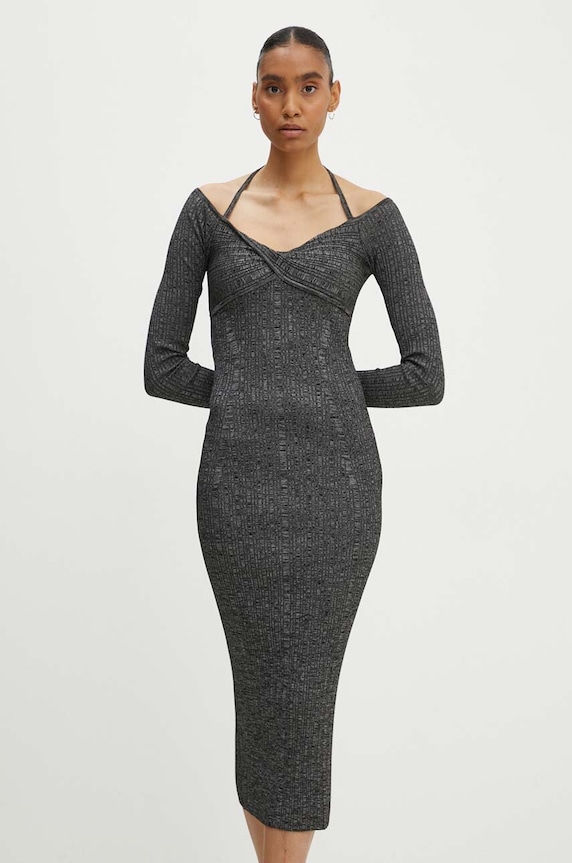 Moschino Jeans rochie 0481.8201 gri AW24