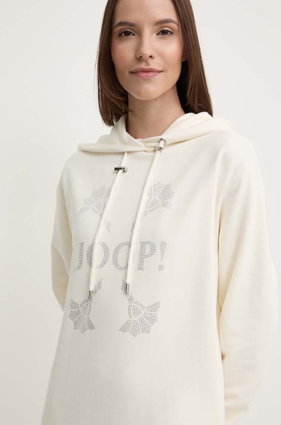 Joop! sukienka bawełniana beżowy 30042821