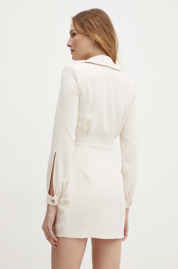 Odzież Elisabetta Franchi sukienka AB67646E2 beżowy