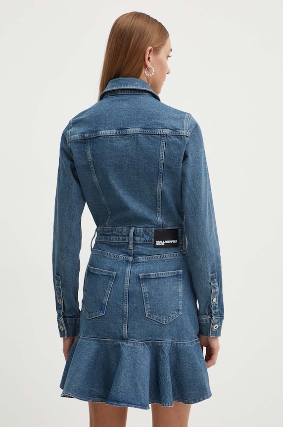 Ρούχα Φόρεμα τζιν Karl Lagerfeld Jeans 245J1302 μπλε