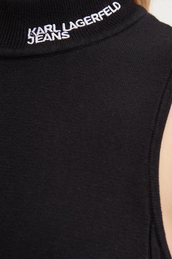 Φόρεμα Karl Lagerfeld Jeans 245J1305 μαύρο