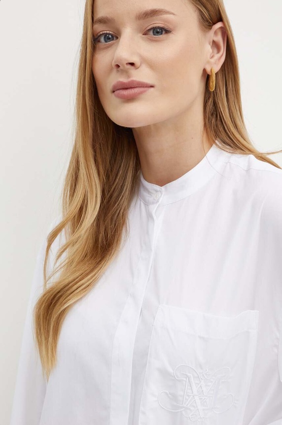 MAX&Co. sukienka bawełniana biały 2426226031200