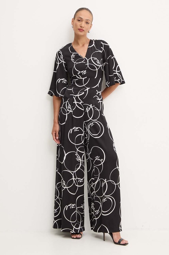 Overal Karl Lagerfeld 245W1307 černá AW24