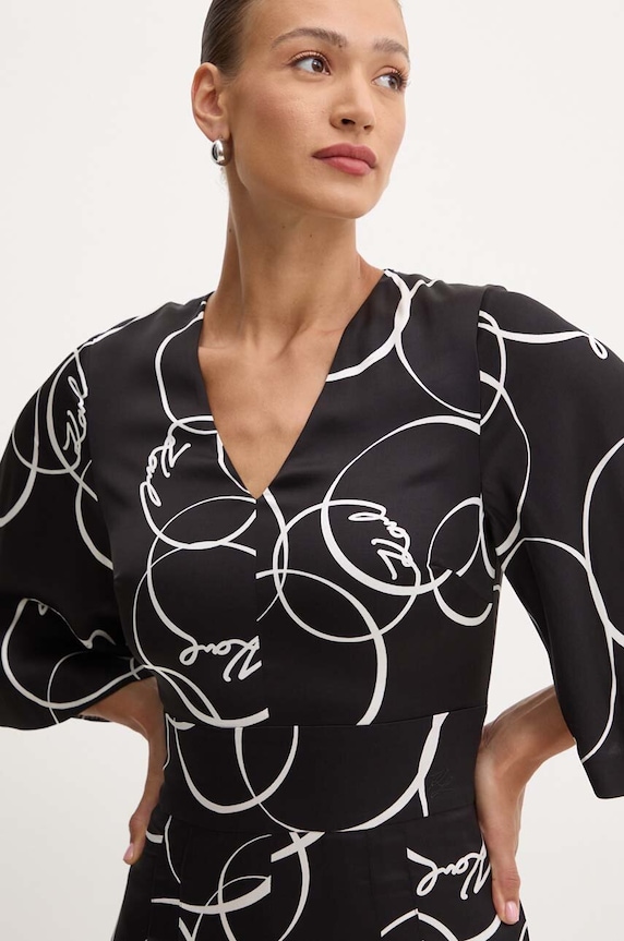 Overal Karl Lagerfeld černá 245W1307