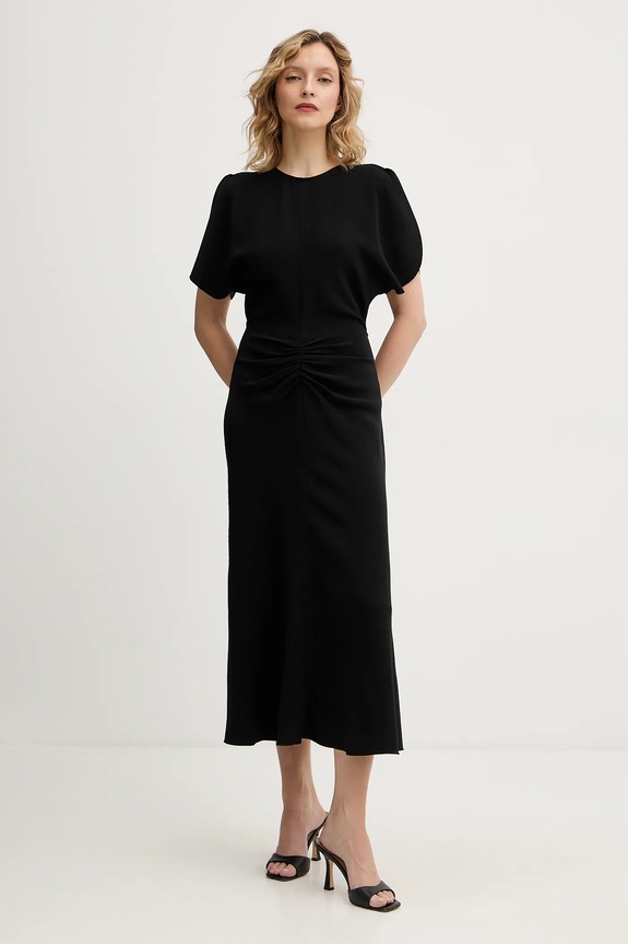 Victoria Beckham sukienka z elastanem czarny 1124WDR005227A