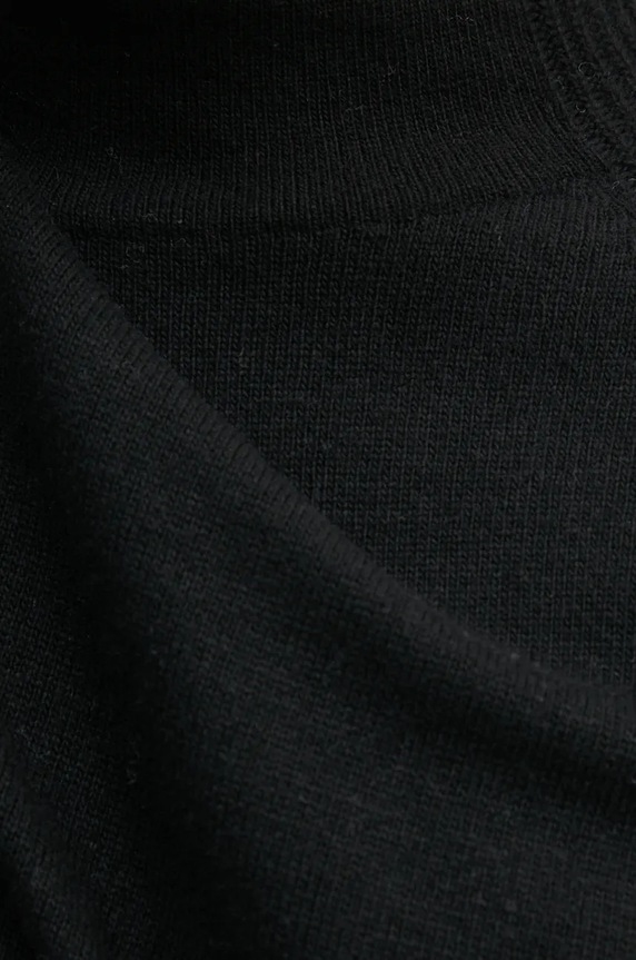 United Colors of Benetton ruha gyapjú keverékből 1235DV01T fekete
