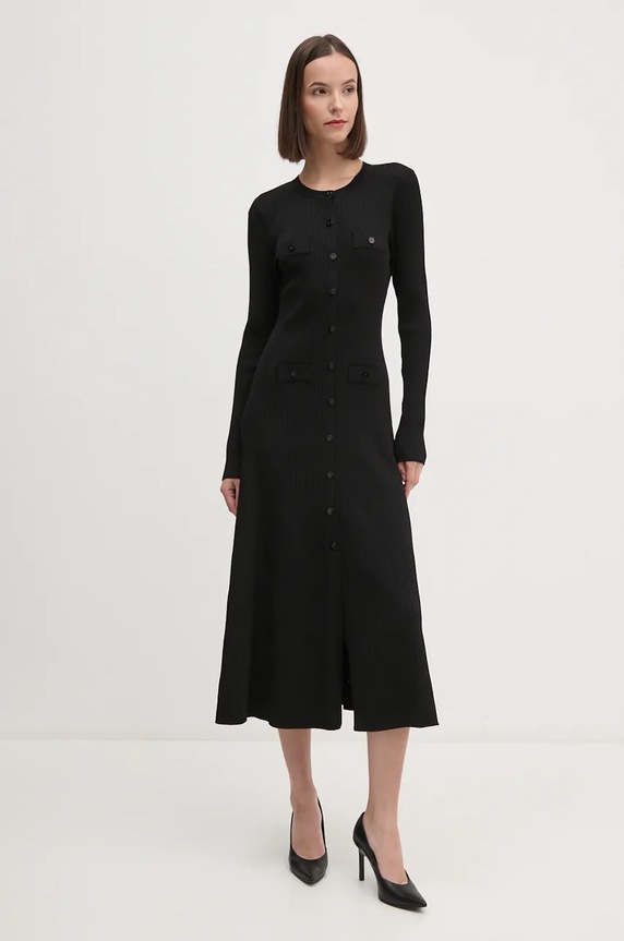 Dkny sukienka D2G4A108 czarny AW24