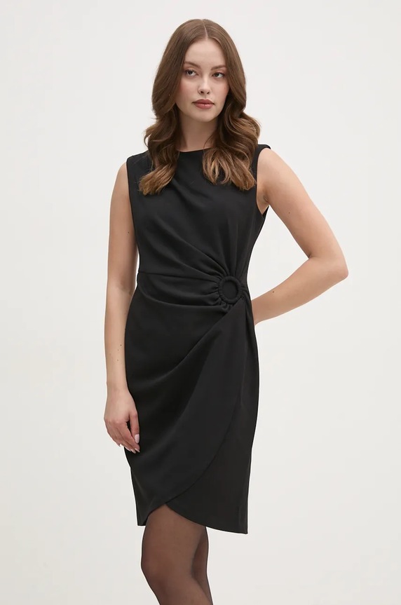 Dkny sukienka z elastanem czarny DD4G128C