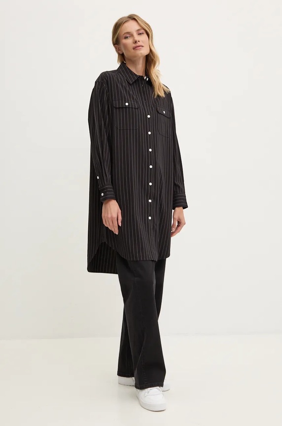 Dkny sukienka D2G4A144 czarny AW24