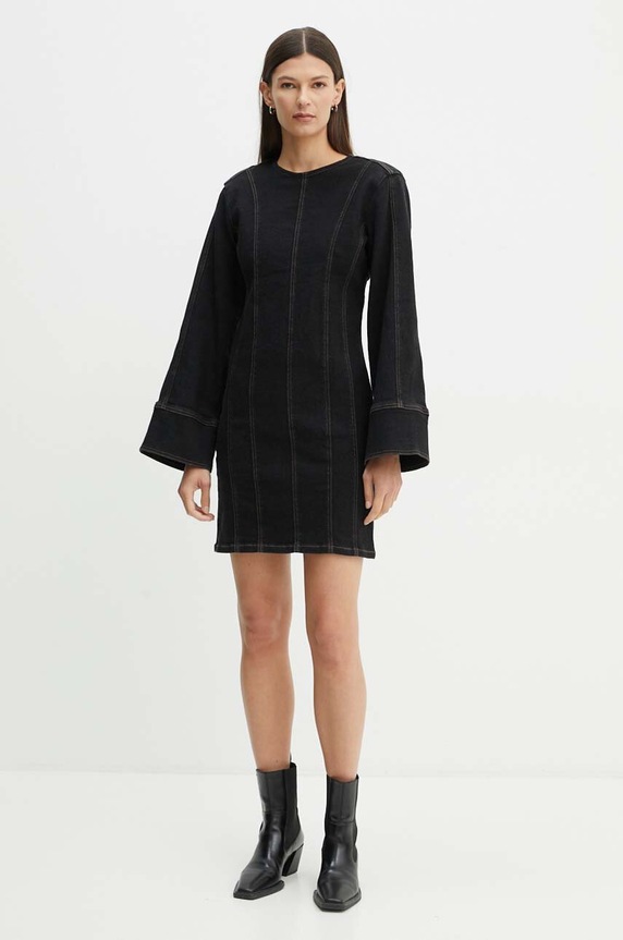 Φόρεμα Gestuz 10909401 μαύρο AW24