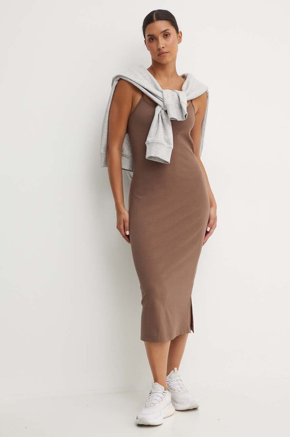 adidas sukienka All SZN brązowy IX3795