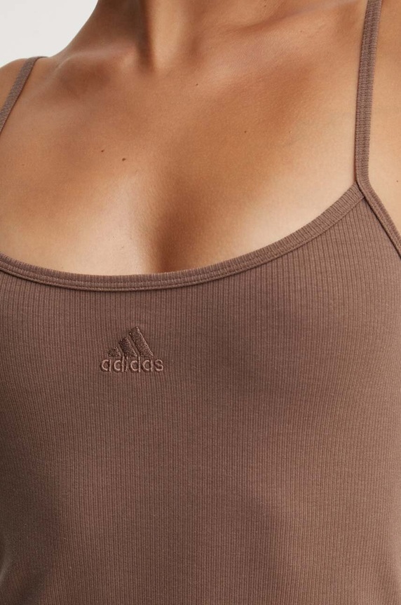 adidas sukienka All SZN IX3795 brązowy