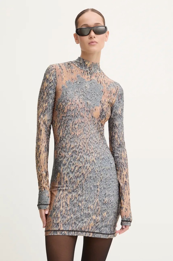 Diesel ruha D-ELEO-SHORT A14463.0KMAQ szürke AW24