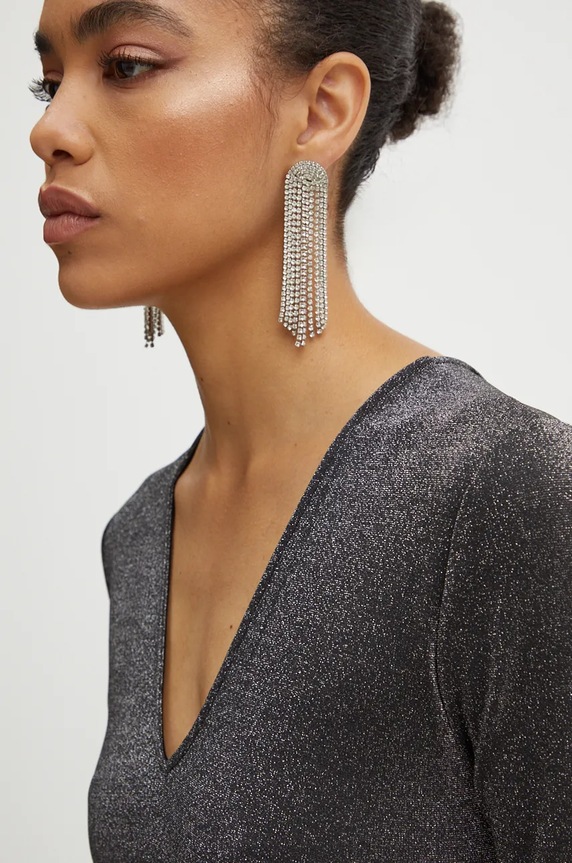 Рокля Armani Exchange 6DYACP.YJLXZ сребърен