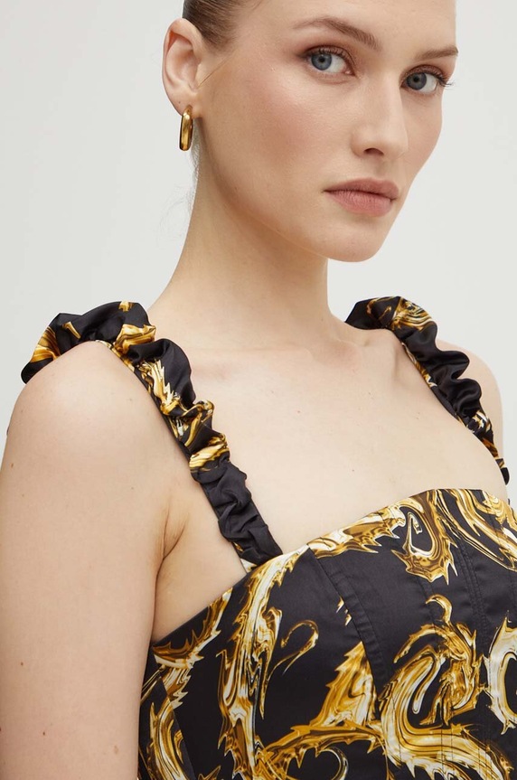 Φόρεμα Versace Jeans Couture μαύρο 77HAO911.NS520