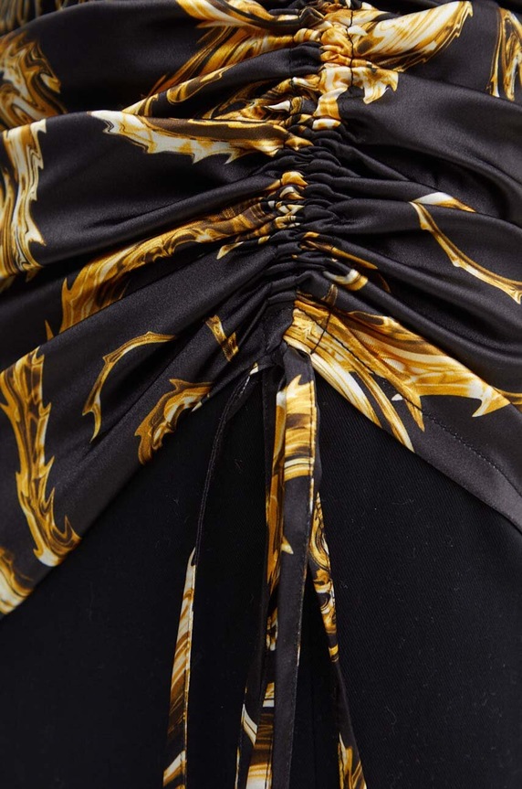 Φόρεμα Versace Jeans Couture 77HAO911.NS520 μαύρο