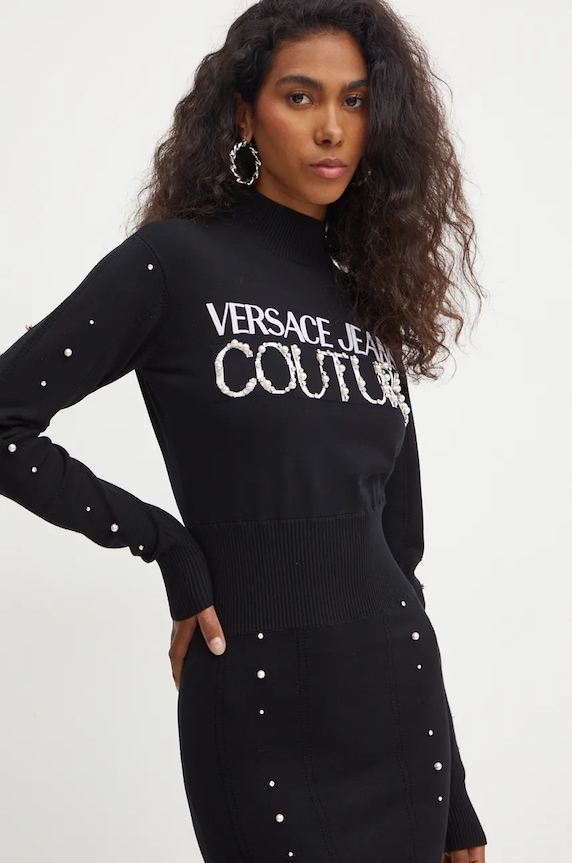 Šaty Versace Jeans Couture čierna 77HAOM11.CMN60