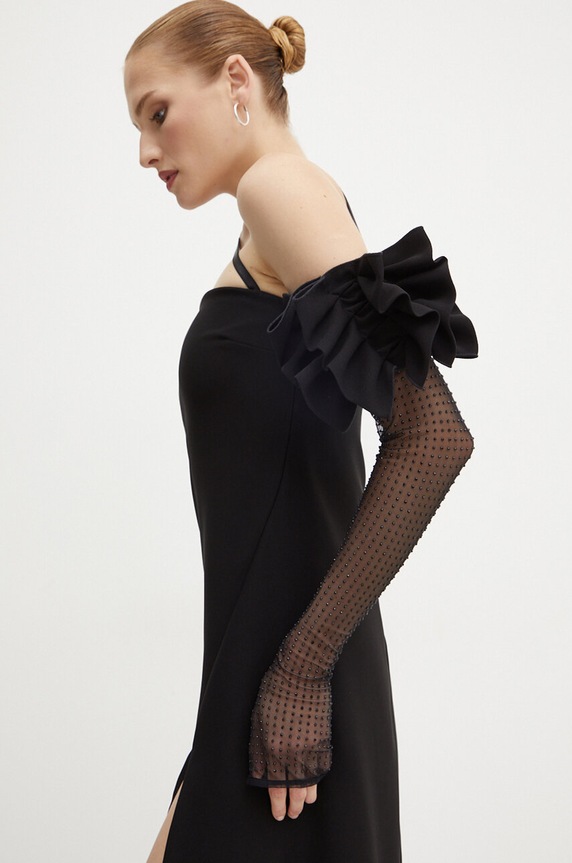 Versace Jeans Couture ruha fekete 77HAO928.N0230