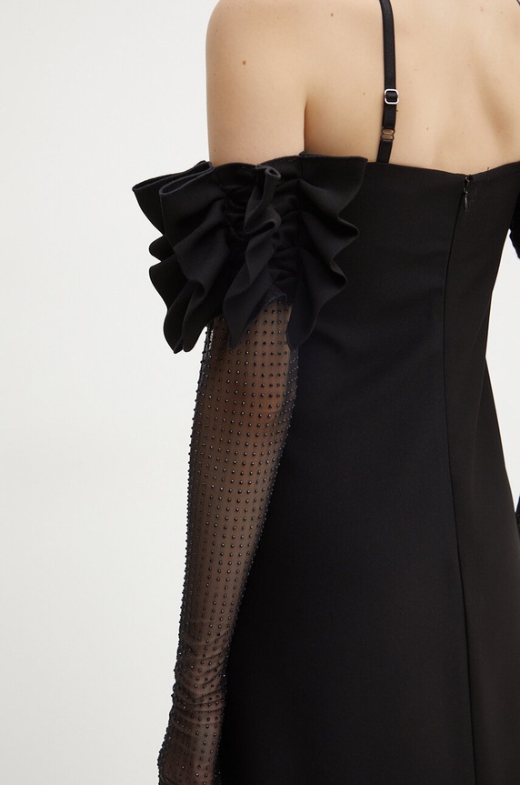 Versace Jeans Couture ruha 77HAO928.N0230 fekete