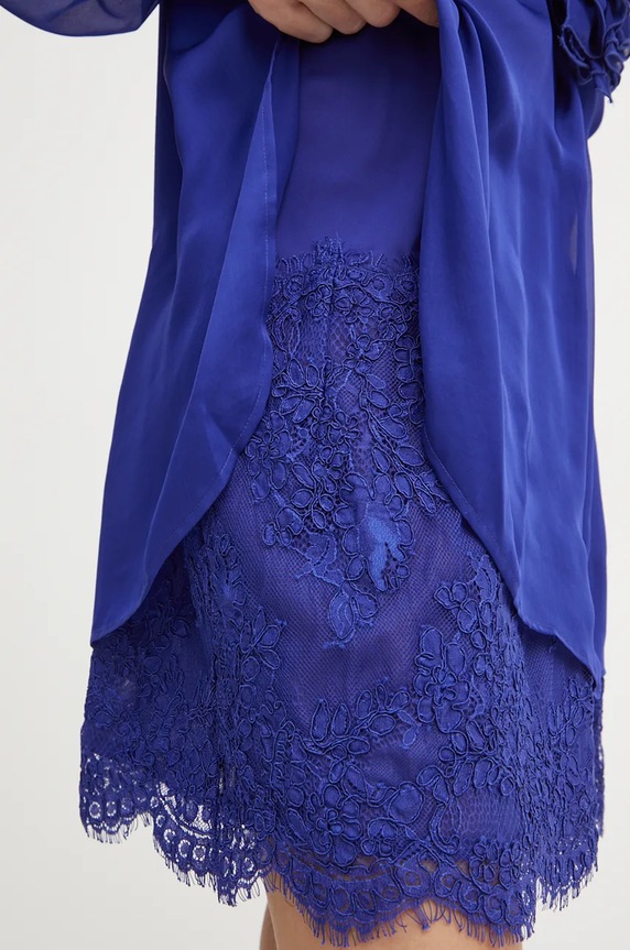 Luisa Spagnoli rochie de matase GRAPPA 541207 albastru