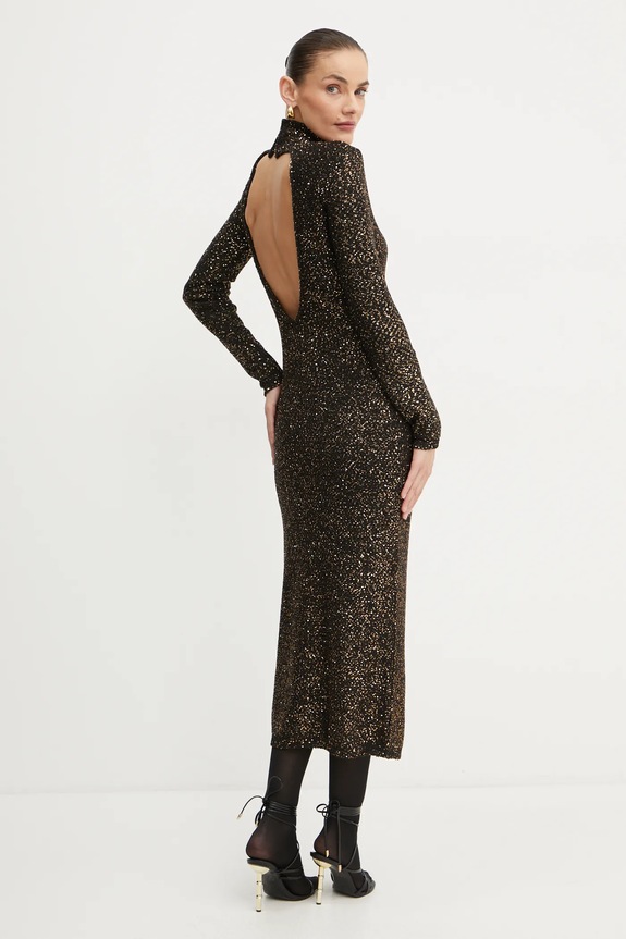 Φόρεμα Luisa Spagnoli CROMATA 58498 μαύρο AW24