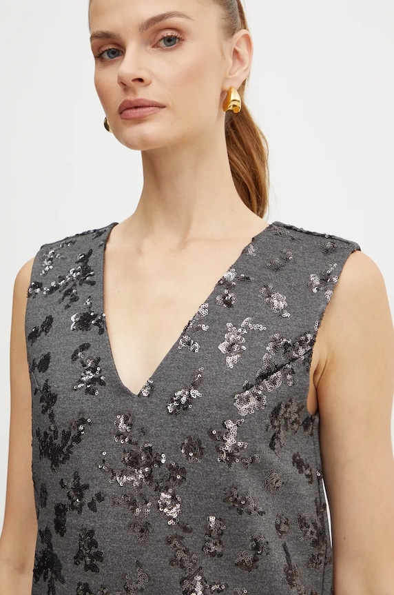 Weekend Max Mara sukienka szary 2425626022600