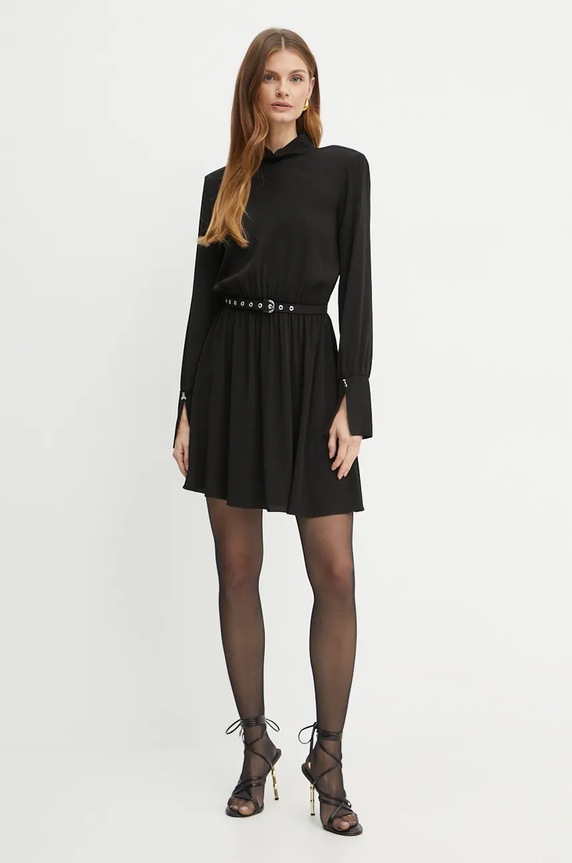 Φόρεμα Patrizia Pepe 2A2844.A509 μαύρο AW24