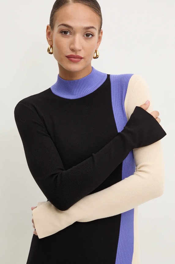 Patrizia Pepe sukienka czarny 2A2863.K7X5