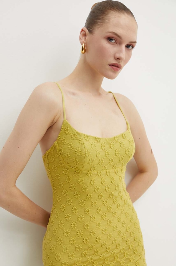 Šaty Bardot ADONI 57998DB1.MOSS zelená AW24